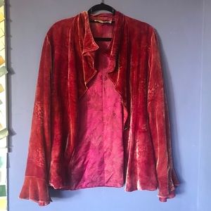 Rayon and silk blazer!